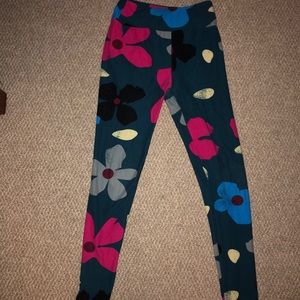 Lula Roe flower leggings